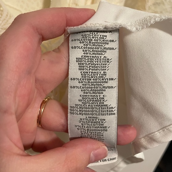 HD in Paris Enid Lace Swing Dress Ivory - Picture 13 of 13